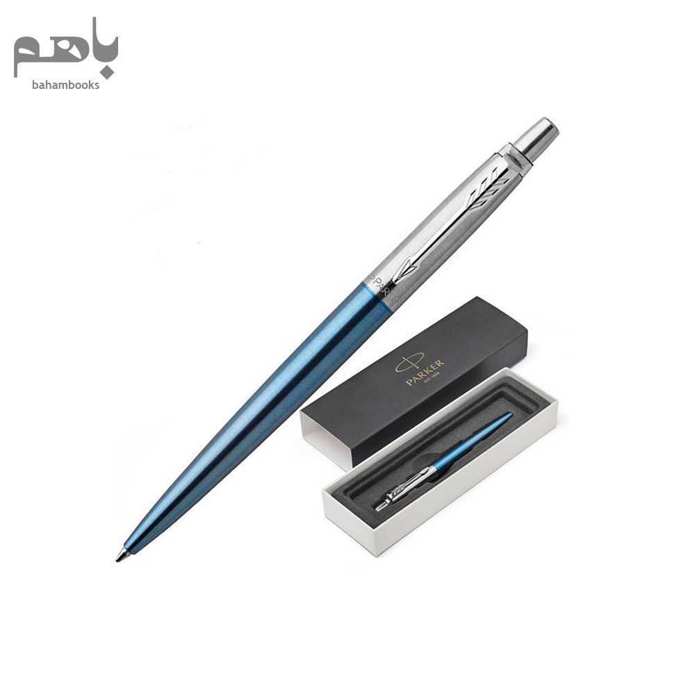 خودکار پارکر مدل ژوتر رنگ آبی آسمانی بدنه استیل - 1