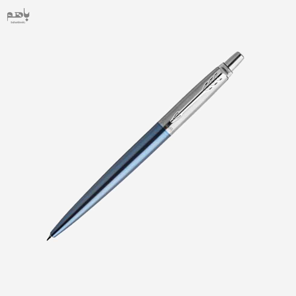 خودکار پارکر مدل ژوتر رنگ آبی آسمانی بدنه استیل