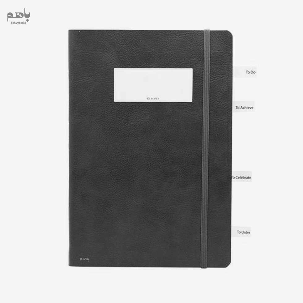 دفتر یوروپن مدل مستر جلد نرم رنگ سفید - 8