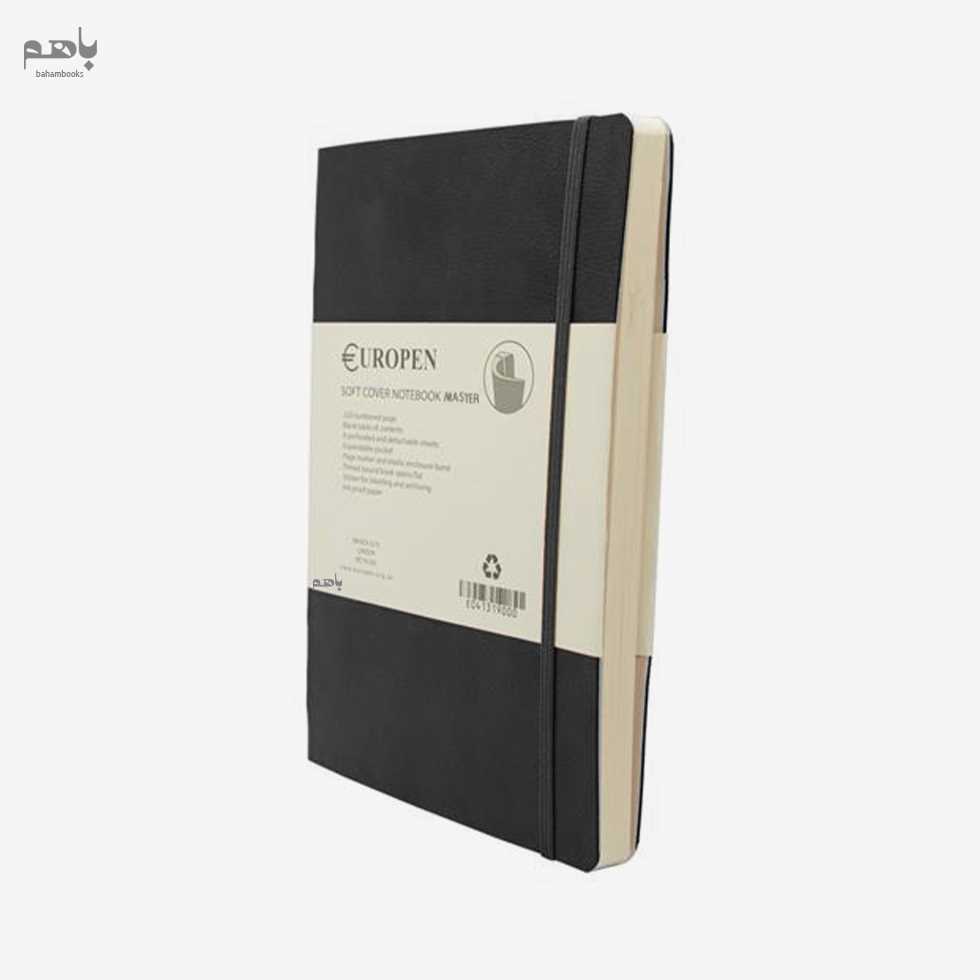دفتر یوروپن مدل مستر جلد نرم رنگ سفید - 4