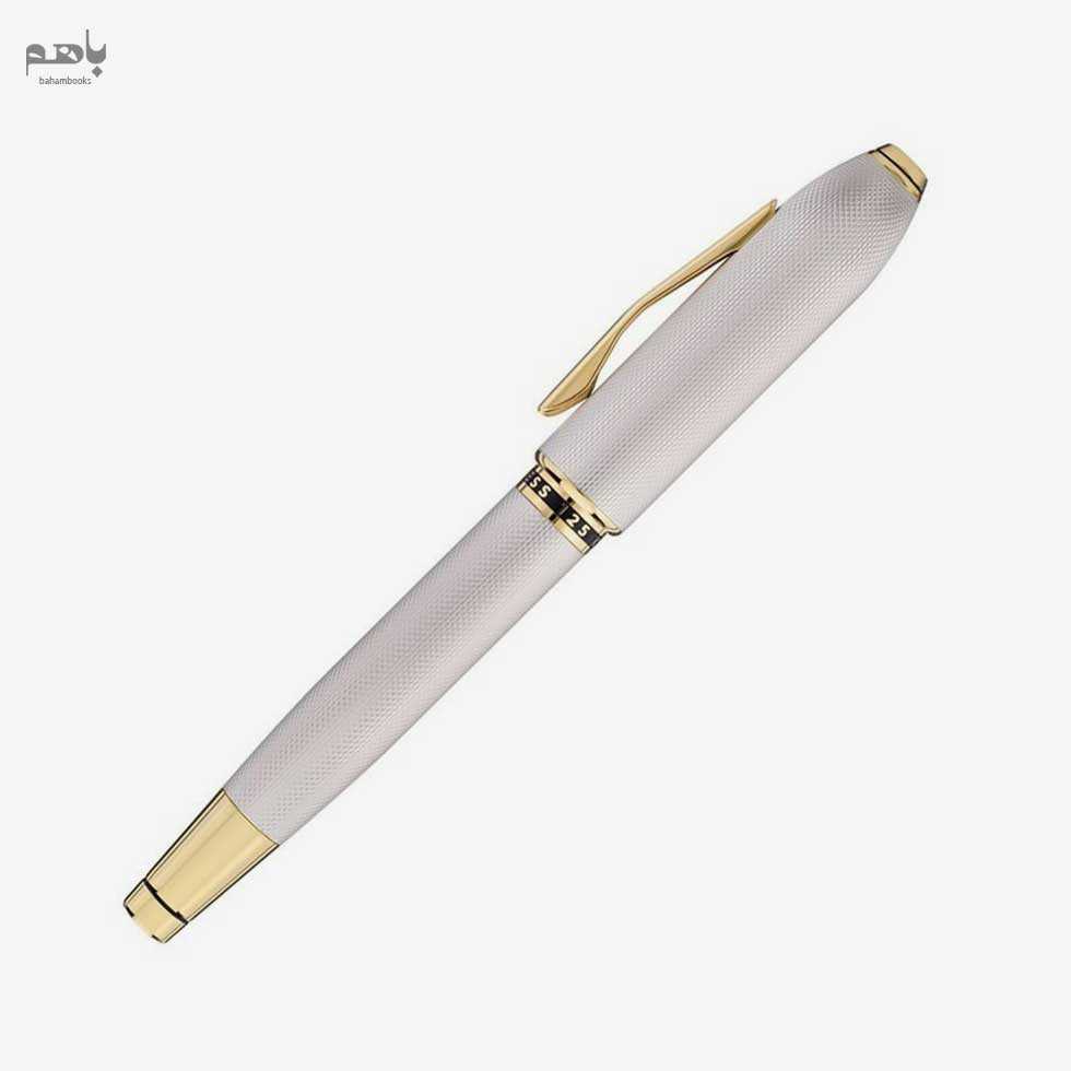 خودنویس کراس مدل پیرلس 125 رنگ پلاتینیوم گیره طلا - 7