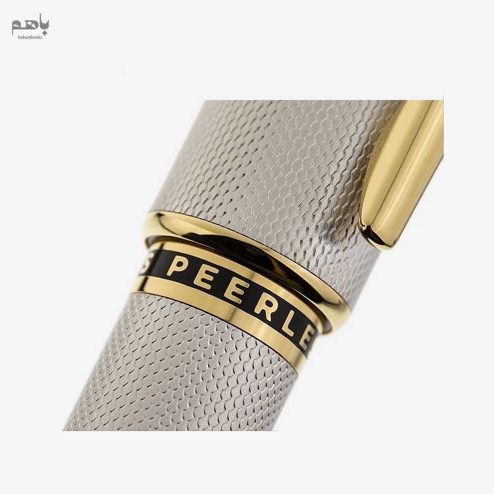 خودنویس کراس مدل پیرلس 125 رنگ پلاتینیوم گیره طلا - 3