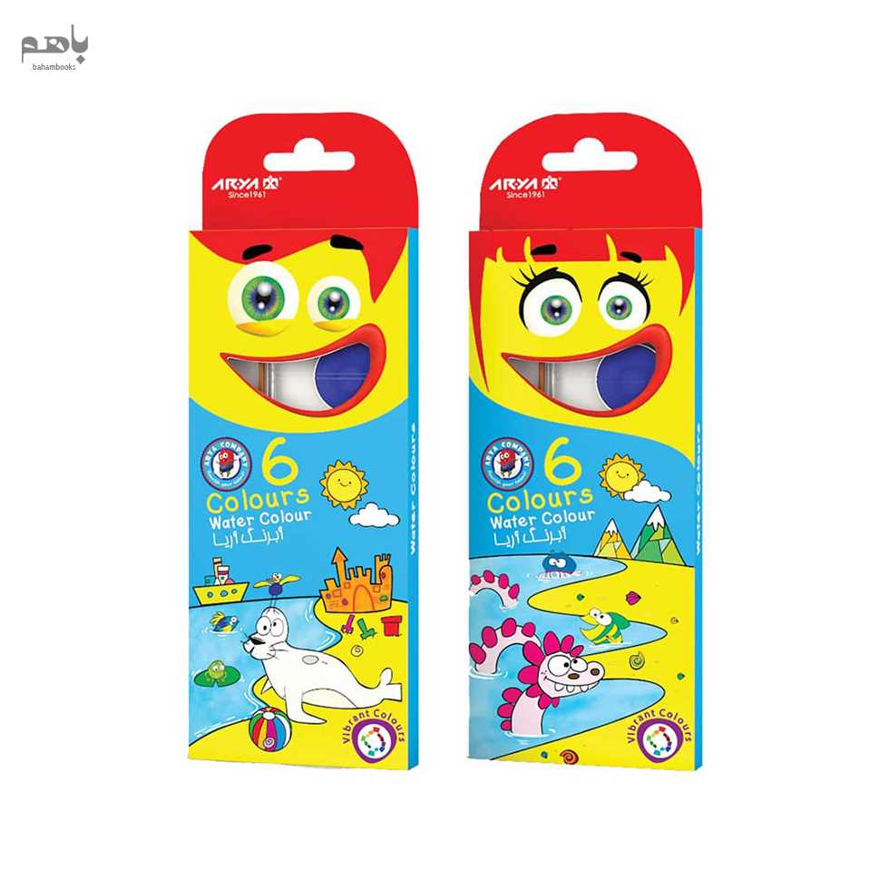 آبرنگ آریا مدل 6رنگ (5001) - 1