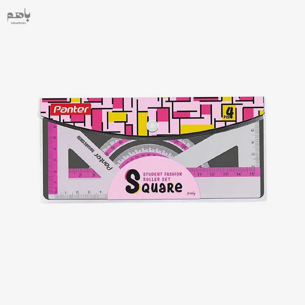 ست 4 تکه خط کش فلزی - 0