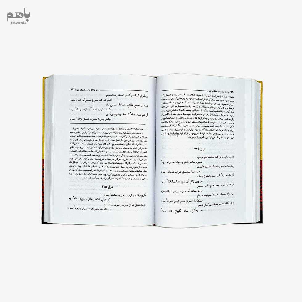 دیوان حافظ معنی واژه‌ها و شرح ابیات - 1