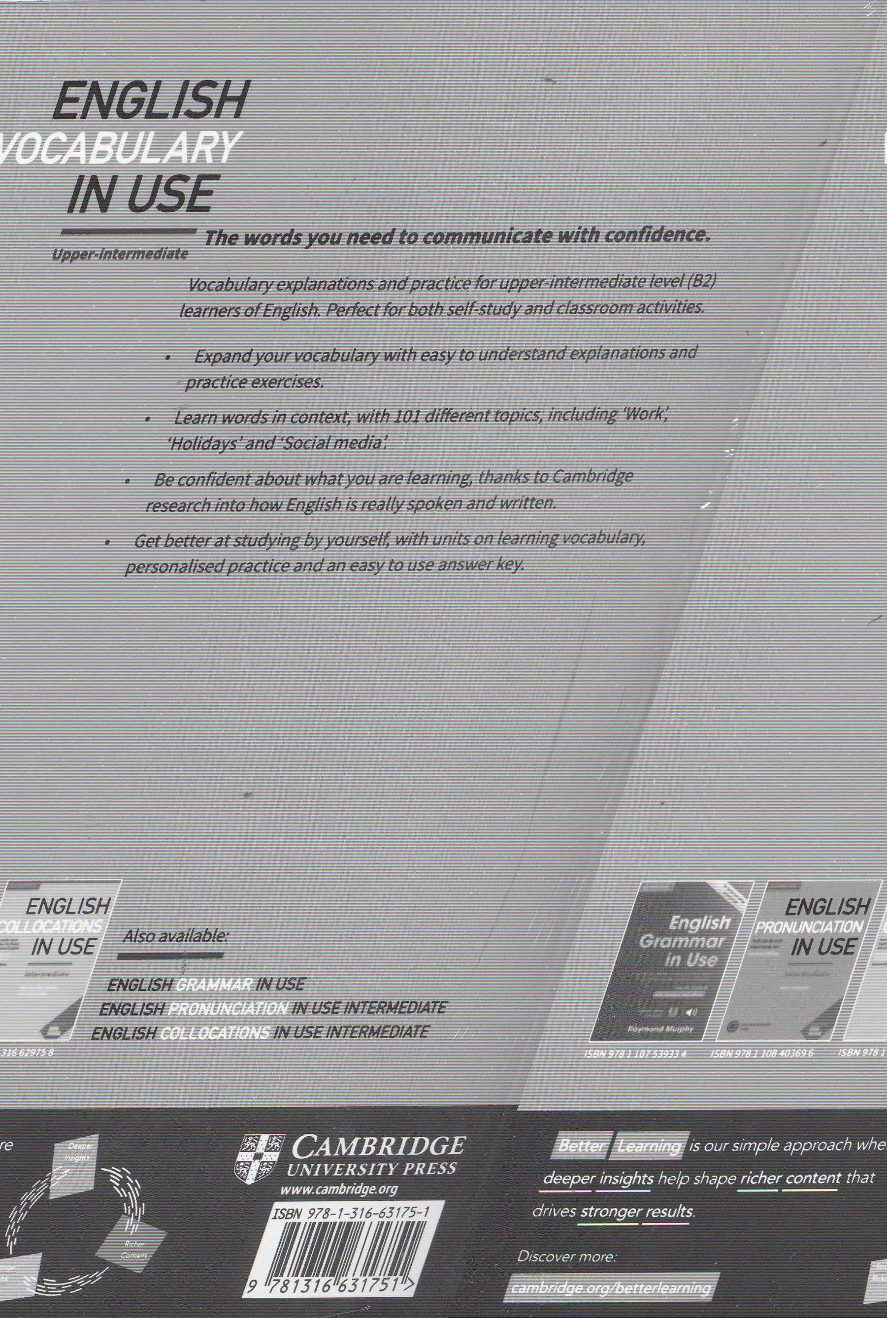 English Vocabulary in Use Upper Intermediate Fourth Edition - 1