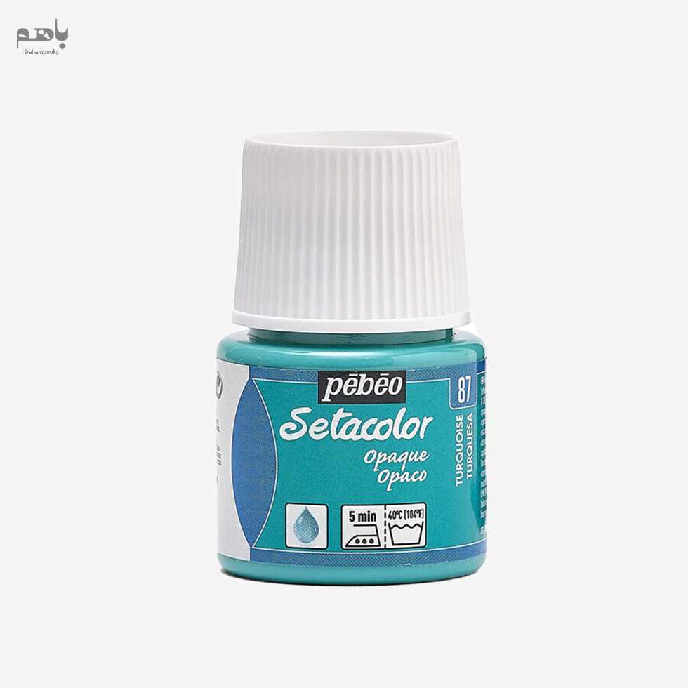 رنگ پارچه پبئو مدل ستاکالر اپک رنگ فیروزه ای 45 میل کد 34295087