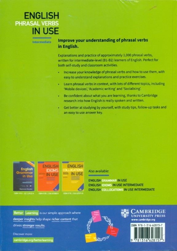 English phrasal verbs in use intermediate Second Edition - 1
