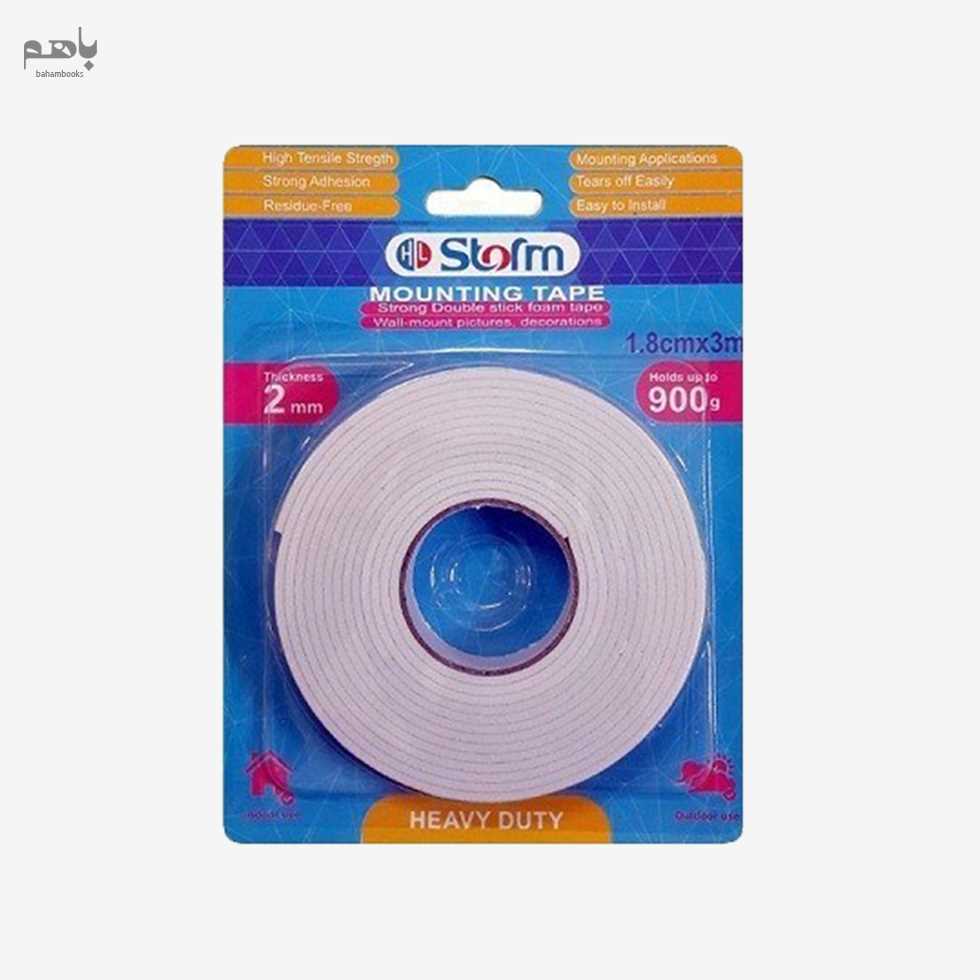 چسب 2 طرفه استورم  فوم 2.4 سانتی‌متر (HL138)