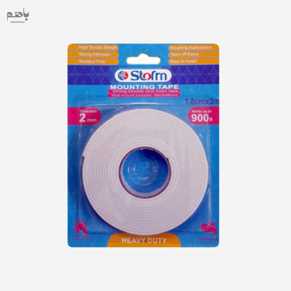 چسب 2طرفه استورم فوم 1.8 سانتی‌متر (HL137)