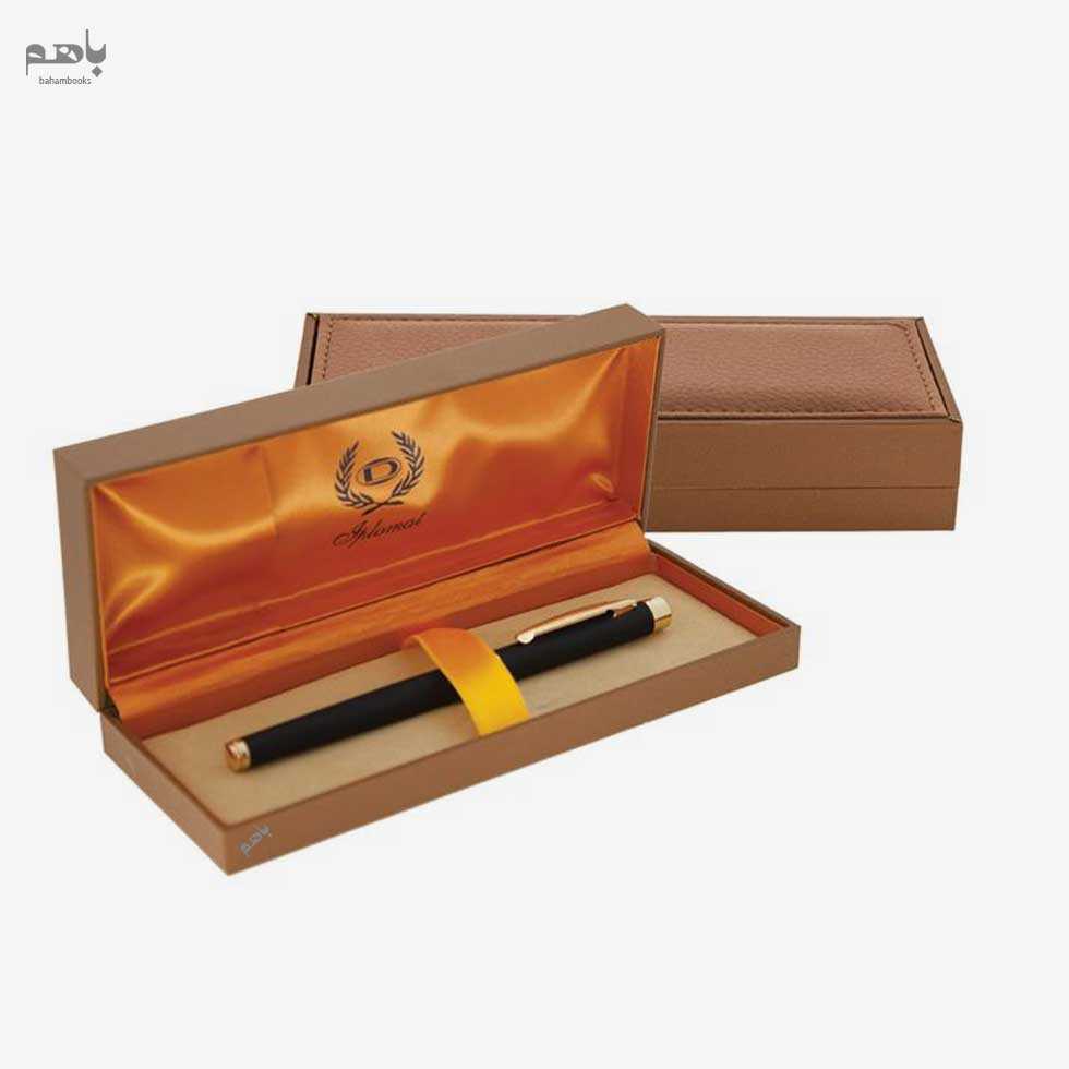 خودنویس ایپلمات مدل الیسه رنگ سرمه ای گیره طلا - 2