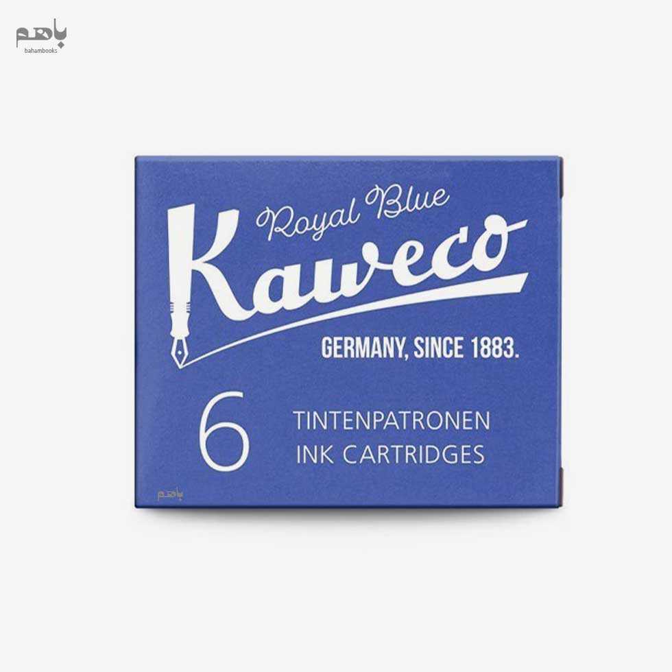 کارتریج جوهر خودنویس کاوکو کوتاه رنگ آبی رویال 6 عددی 10000256