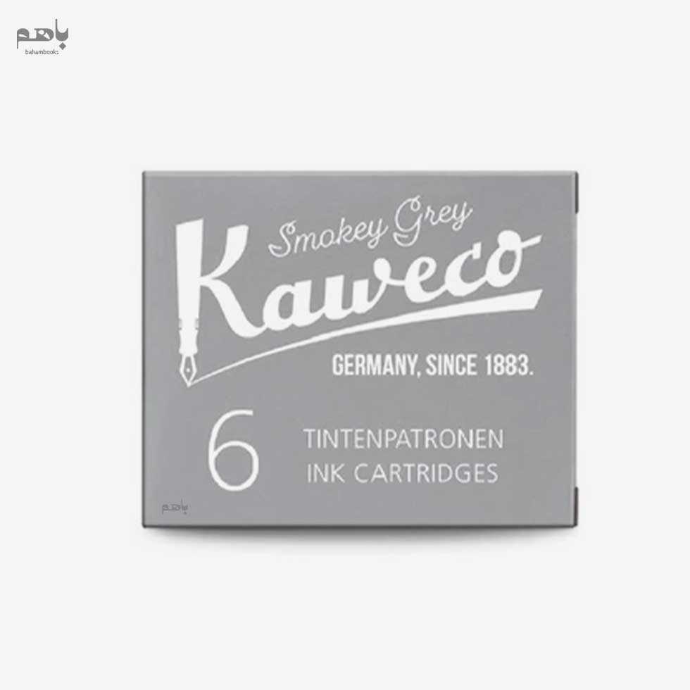 کارتریج جوهر خودنویس کاوکو کوتاه رنگ خاکستری 6 عددی 10000997