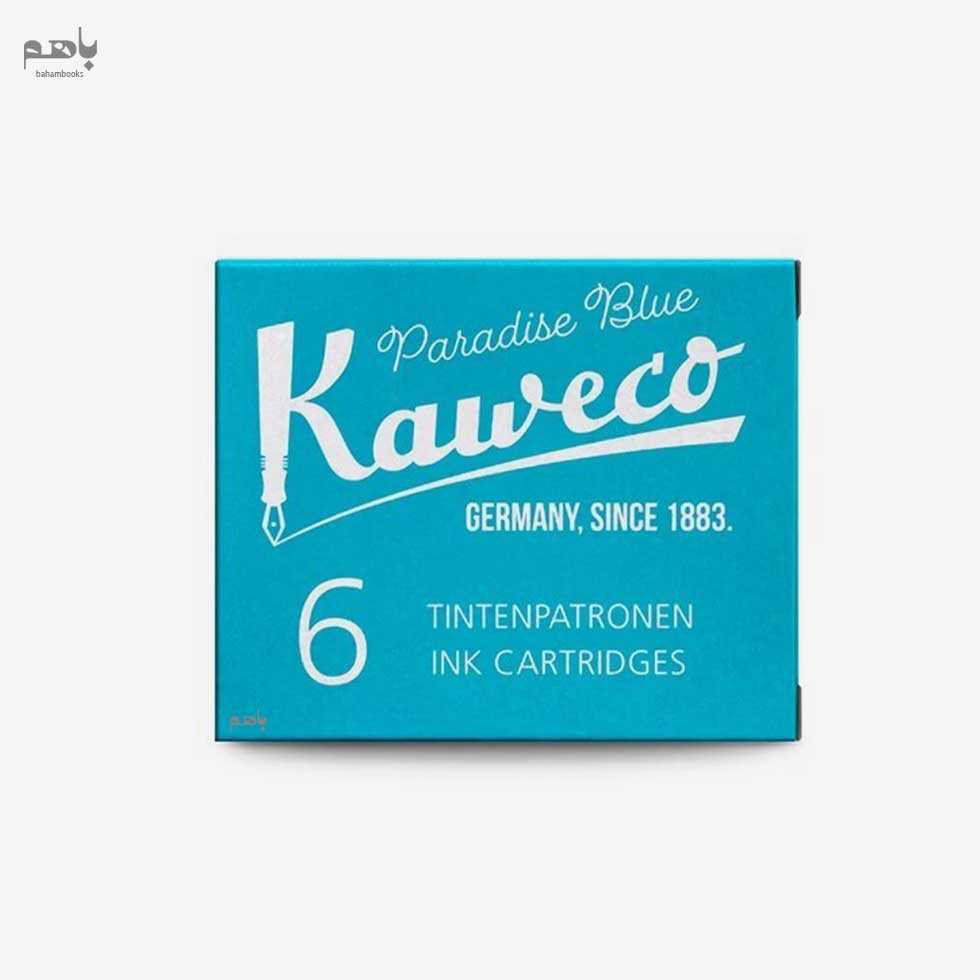 کارتریج جوهر خودنویس کاوکو کوتاه رنگ آبی پارادایز 6 عددی 10000260