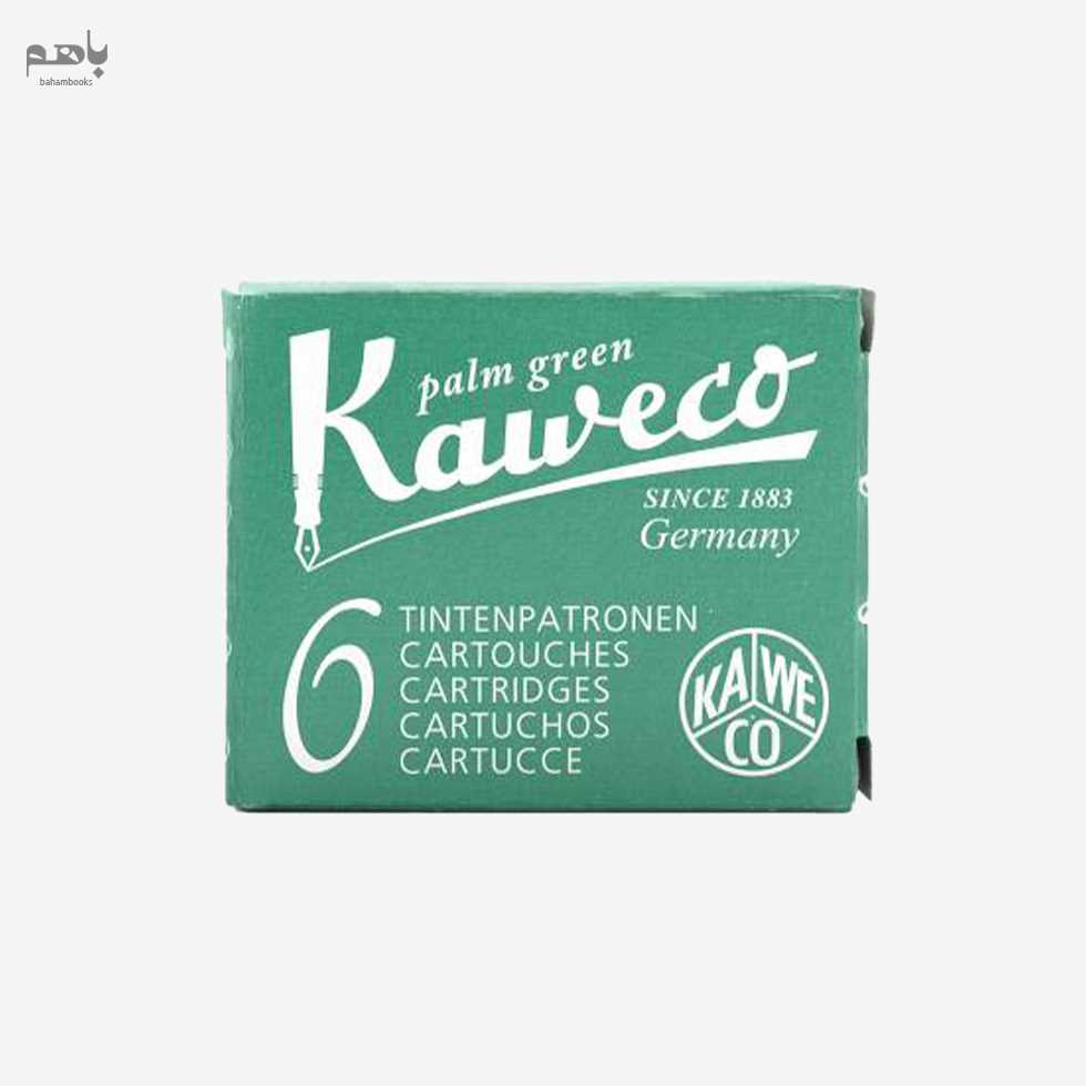 کارتریج جوهر خودنویس کاوکو کوتاه رنگ سبز پسته ای پالم 6 عددی 10001953 - 0
