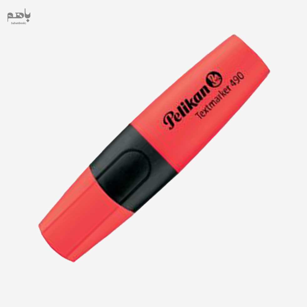 هایلایتر پلیکان رنگ قرمز F490