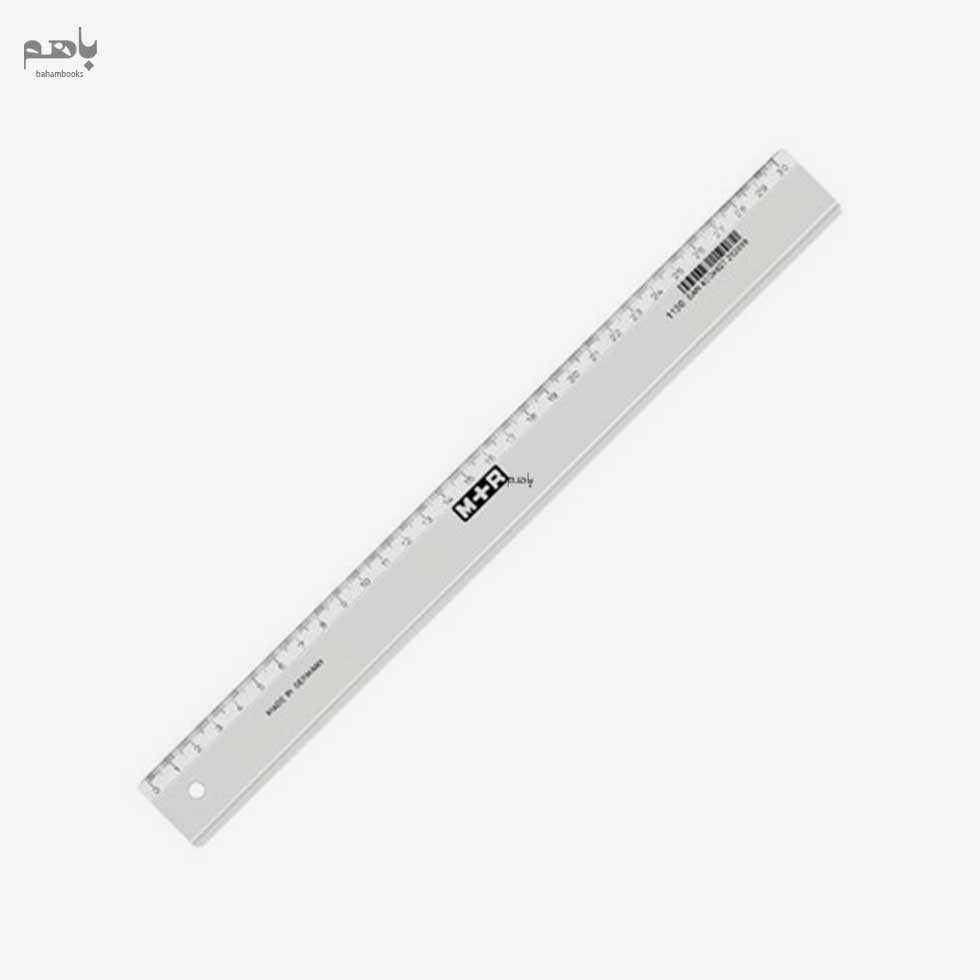 خط‌کش ام آر مدل پلاستیکی 30 سانت 11300000 - 0