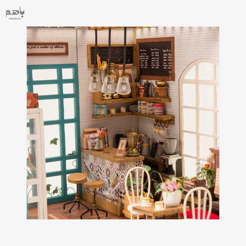 خانه مینیاتوری روبوتایم مدل قهوه فروشی سایمون کد DG109 - 4