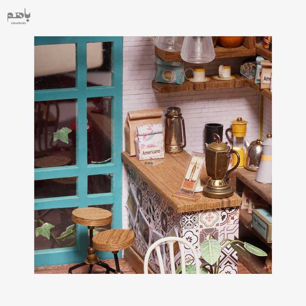 خانه مینیاتوری روبوتایم مدل قهوه فروشی سایمون کد DG109 - 3