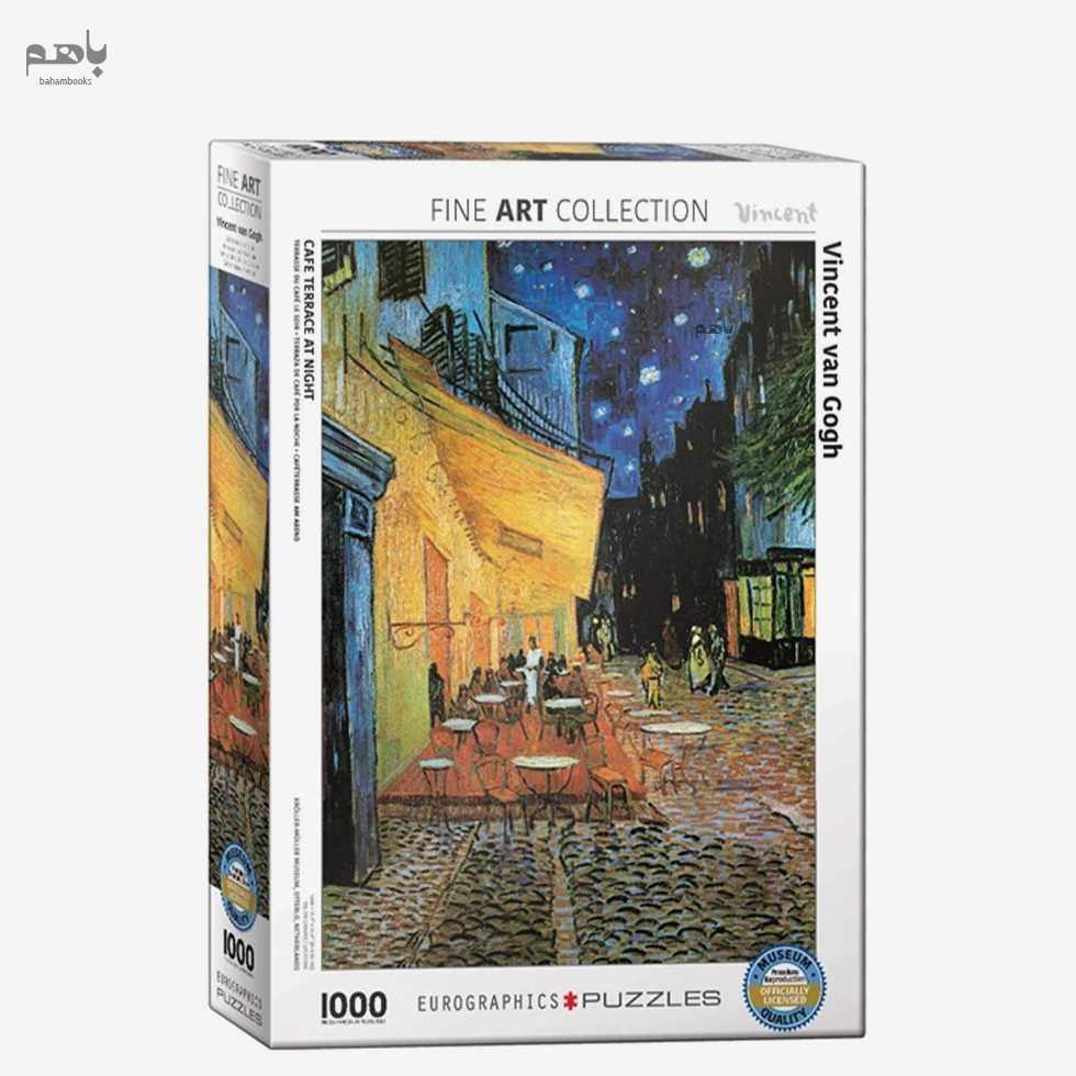 پازل یوروگرافی 1000تکه ونسان ون گوگ کافه در شب 60002143
