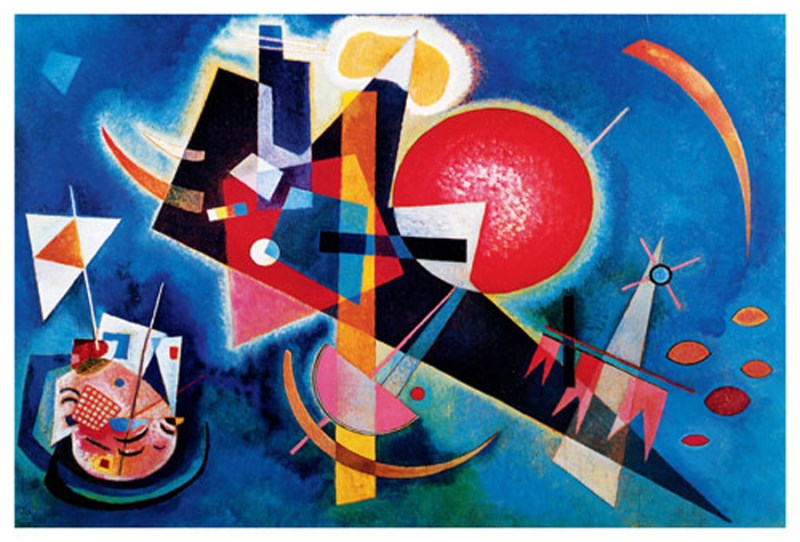 پازل یوروگرافی 1000تکه به‌رنگ آبی 60001897 - 1