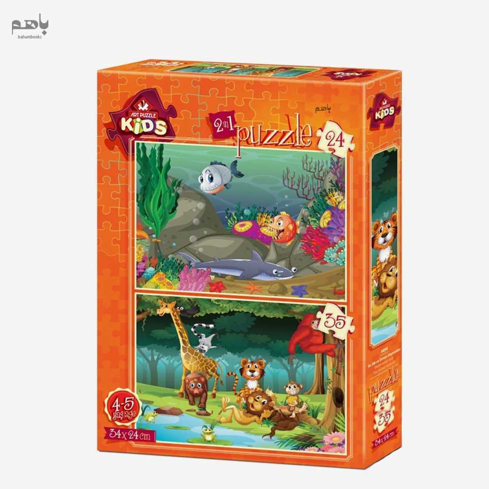 آرت پازل خانه قارچ 24 35 تکه 4493 - 0