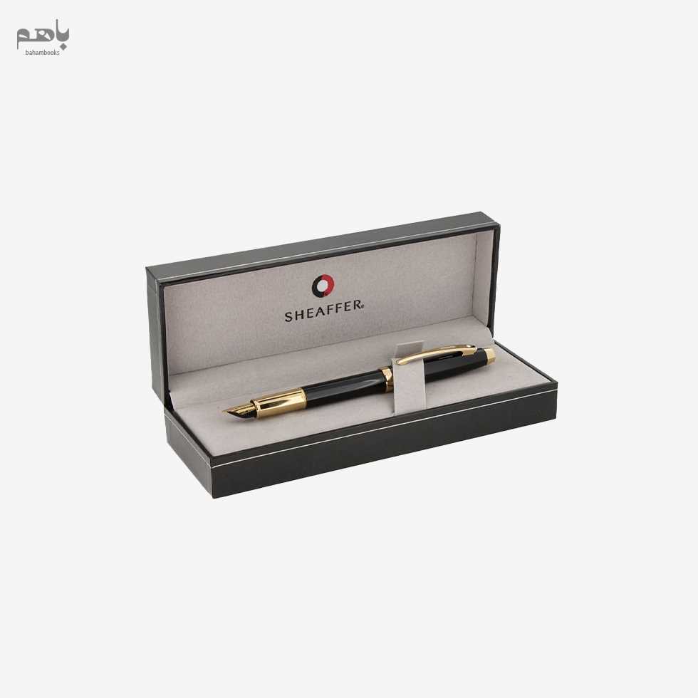 خودنویس شیفر مدل 100 رنگ مشکی گیره طلا - 1