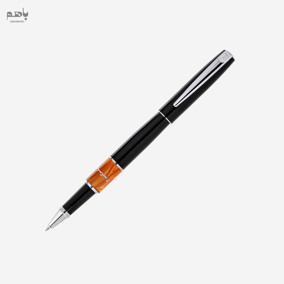 روان‌نویس پیرکاردین مدل لیبرا رنگ نارنجی گیره کروم