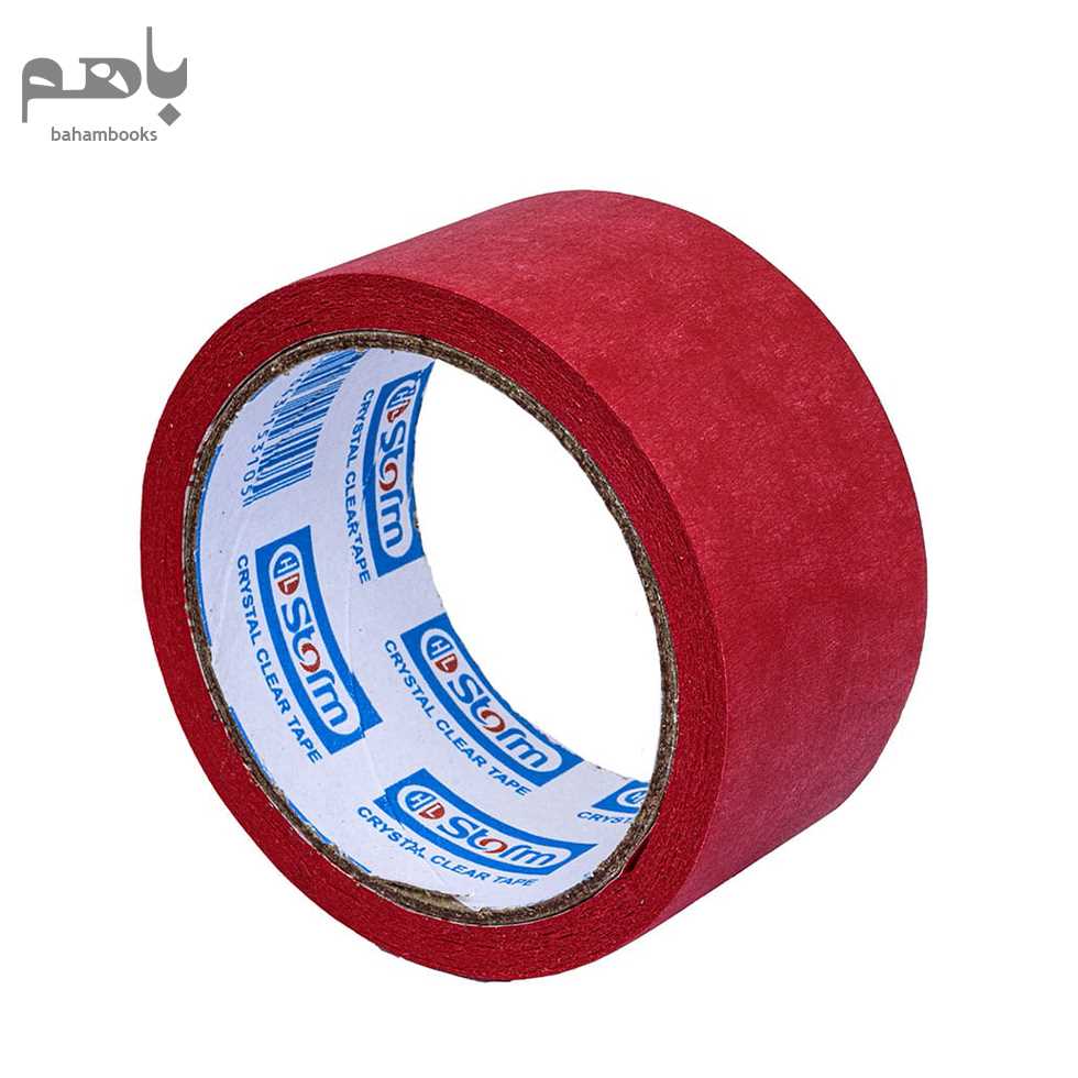 چسب کاغذی استورم رنگی پهن 18 یاردی HL169 - 7