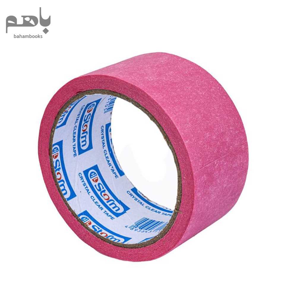 چسب کاغذی استورم رنگی پهن 18 یاردی HL169 - 6