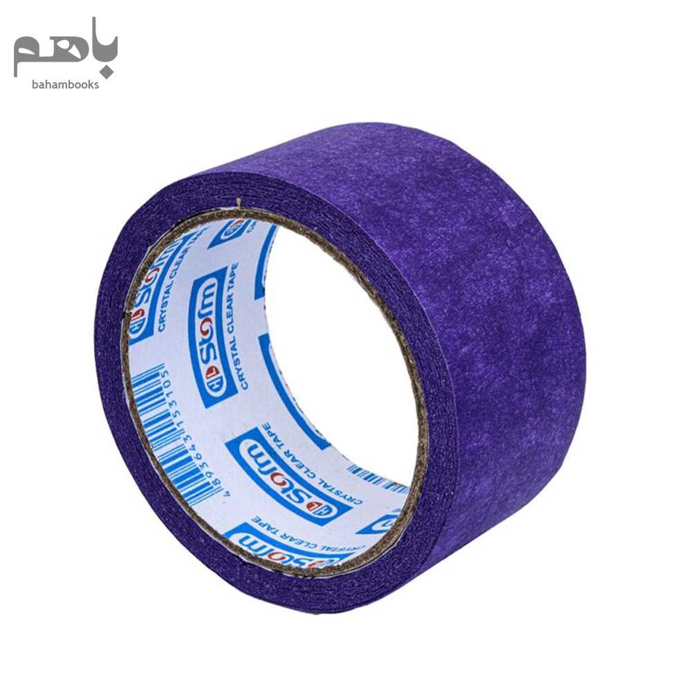 چسب کاغذی استورم رنگی پهن 18 یاردی HL169 - 3