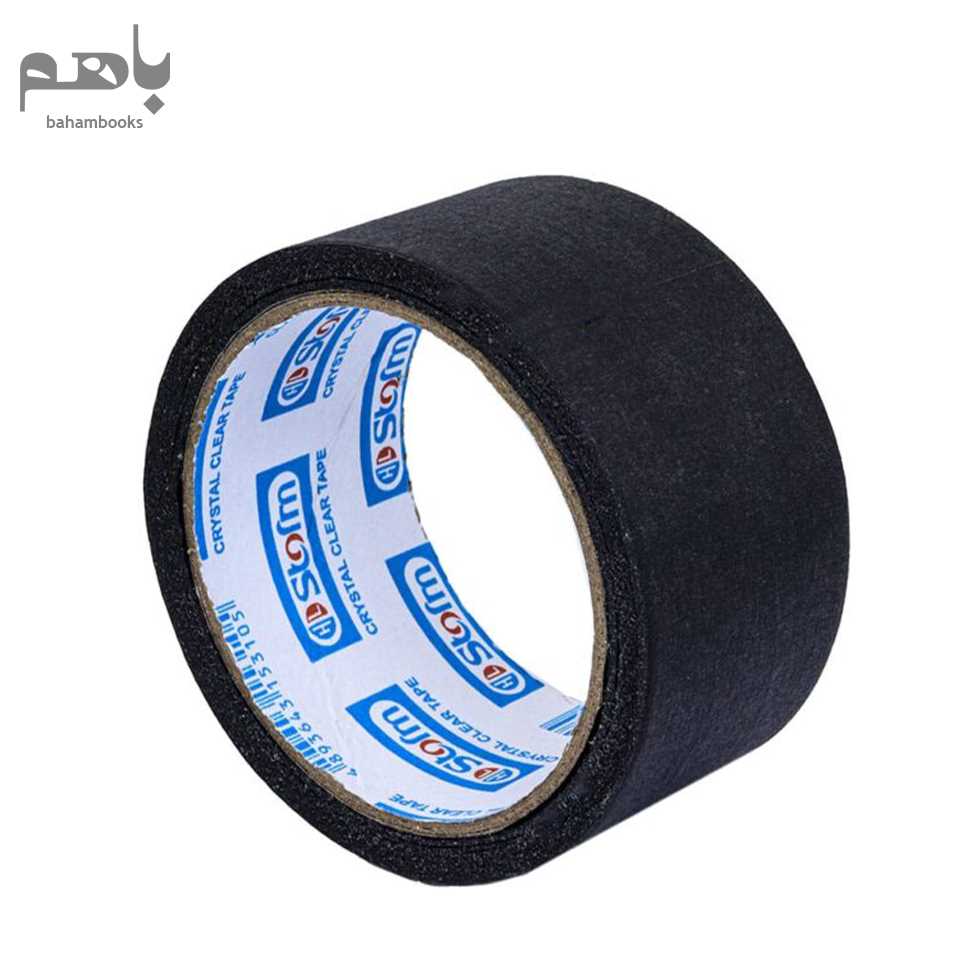 چسب کاغذی استورم رنگی پهن 18 یاردی HL169 - 2