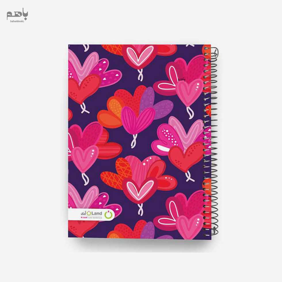 دفتر الند مدل فانتزی جلد سخت 100 برگ