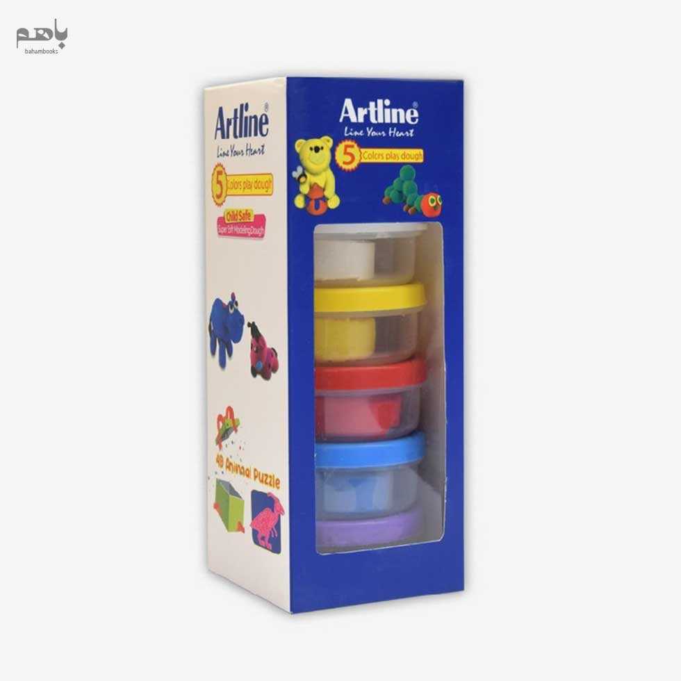 خمیر بازی آرت لاین 30 گرمی 5 رنگ کد 802 - 0