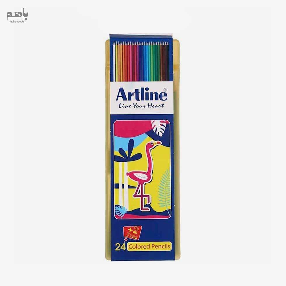 مداد رنگی آرت لاین 24 رنگ کد ECP24 - 0