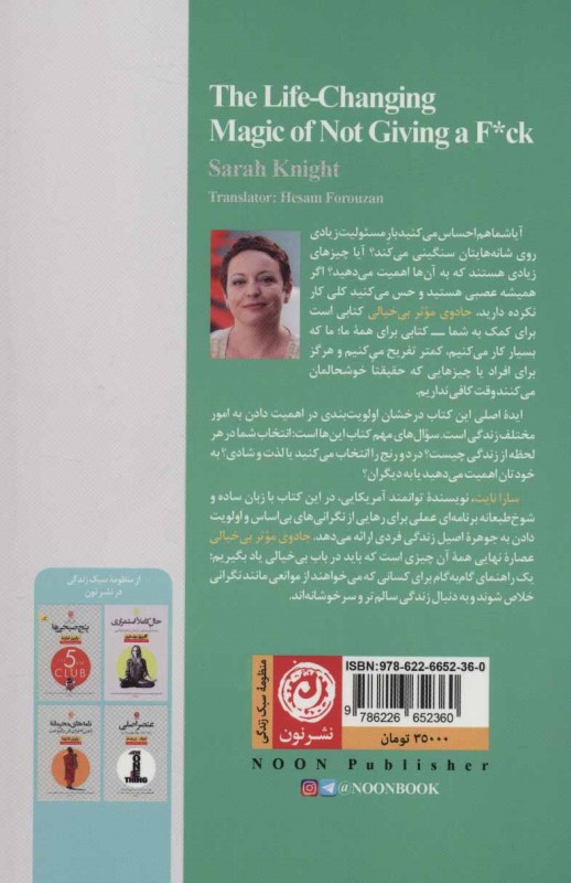 تغییر با جادوی موثر بی‌خیالی (چگونه از وقت گذاشتن برای افرادی که دوست نداریم و انجام کارهایی که نمی‌خواهیم دست برداریم) - 1