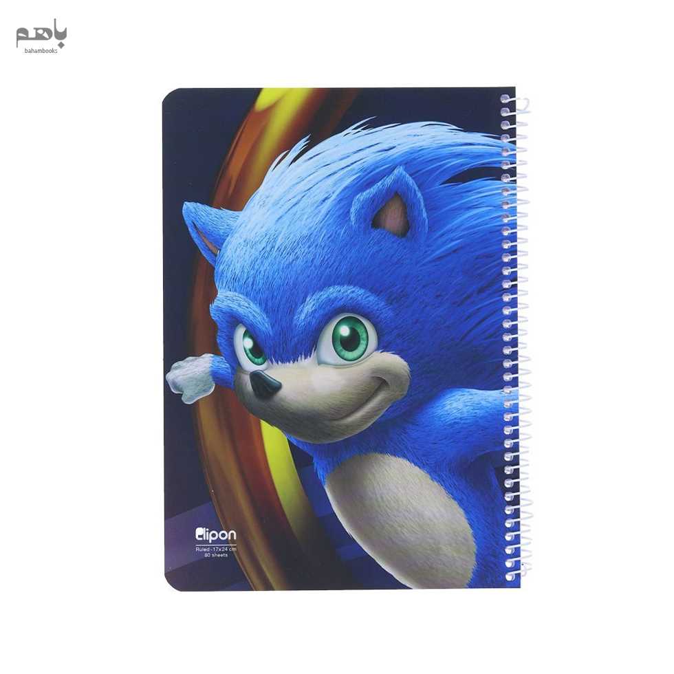 دفتر 80 برگ الیپون تک خط سیمی - 0