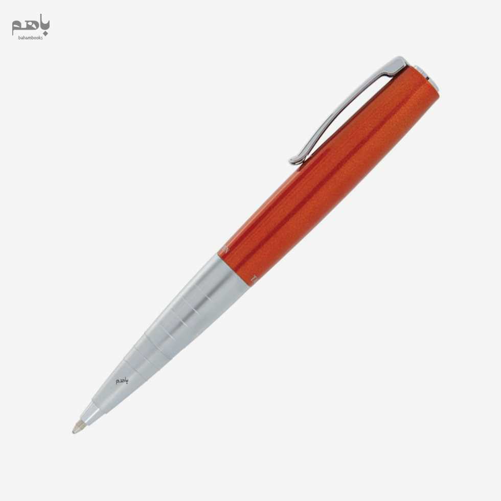 خودکار یوروپن مدل تیکن رنگ نارنجی گیره کروم - 2