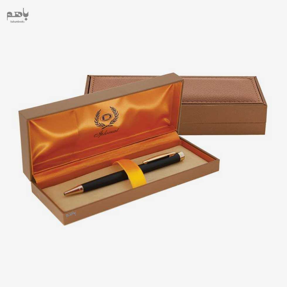 خودکار ایپلمات مدل الیسه رنگ مشکی گیره طلا - 2