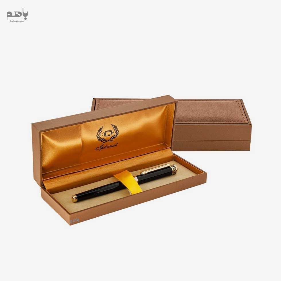 خودنویس ایپلمات مدل پیزا رنگ مشکی گیره طلا - 1