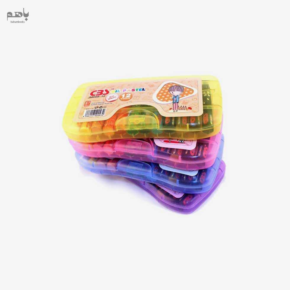 پاستل روغنی 12 رنگ JM668 12 - 1