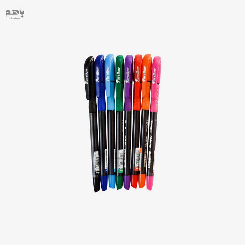 خودکار پارسیکار 0.7  8 رنگ JM109