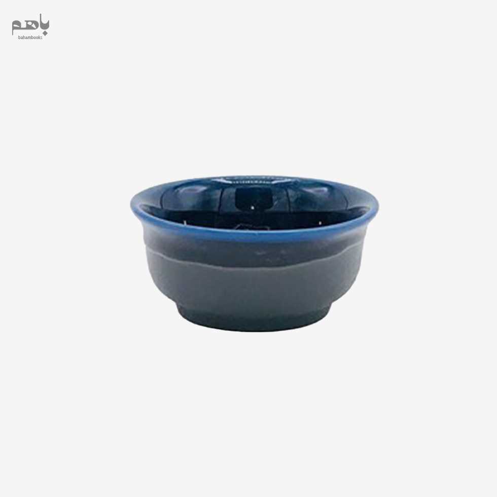 پیاله لعاب‌دار آبی