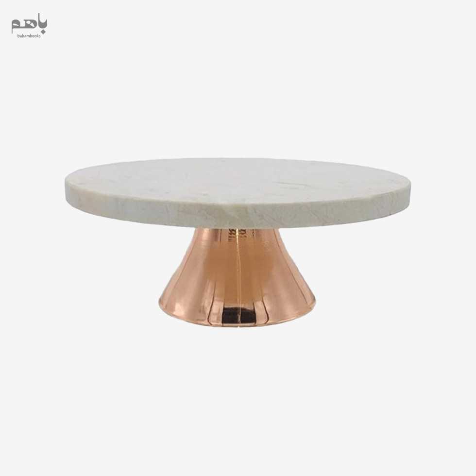 کیک‌خوری سنگی با پایه مسی - 0