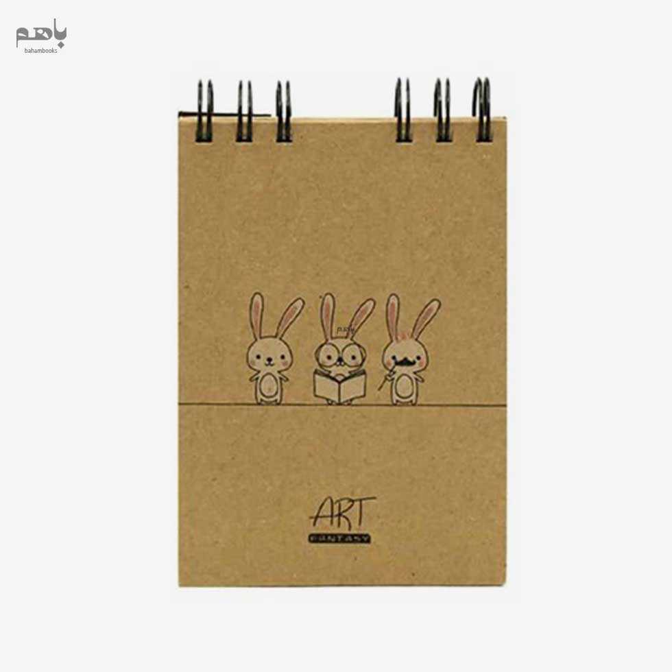 دفتر طراحی برگ تحریر مدل A6 دورو (fa 611)