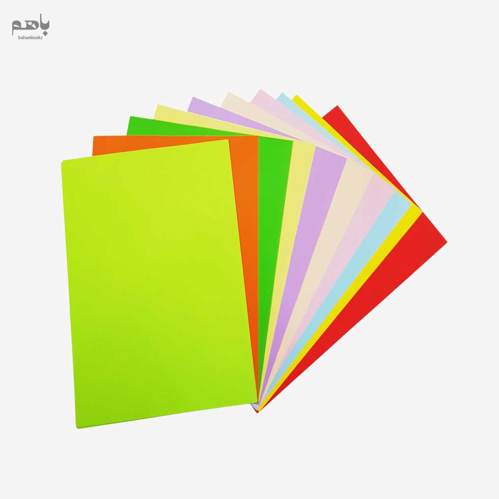 کاغذ A4 رنگی 10 برگ - 0