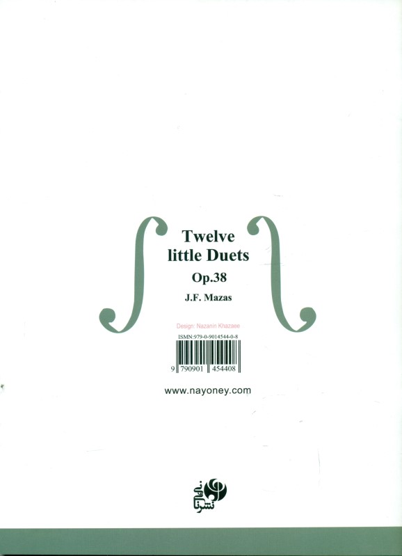 12 دوئت کوچک (برای ویولن) اپوس 38 - 1