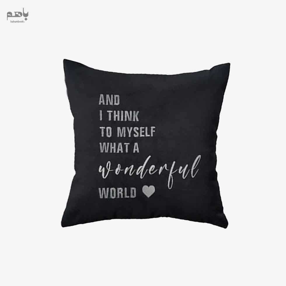کاور کوسن wonderful رنگ مشکی