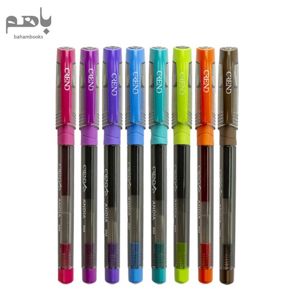 خودکار کرند مدل ژله‌ای رنگ بنفش آندیا 3132 - 1