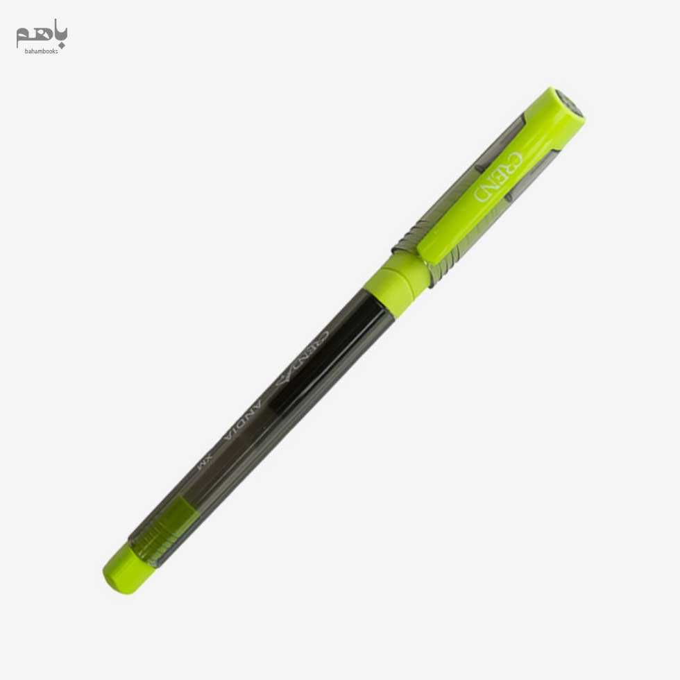 خودکار کرند مدل ژله‌ای رنگ لیمویی آندیا 3127